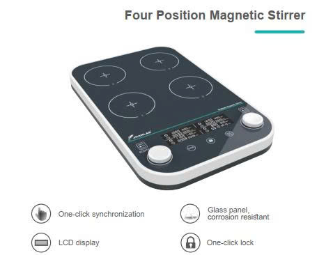 Four Position Magnetic Stirrer