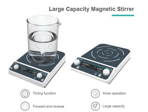 Large Capacity Magnetic Stirrer
